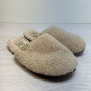 UGG Women's Fluffette Wool Shearling Slip-On Slipper Faux Fur US Size 11